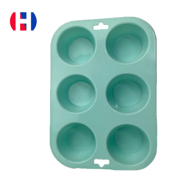 Molde de bolo de silicone redondo